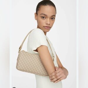 Anine Bing Bianca bag beige monogram